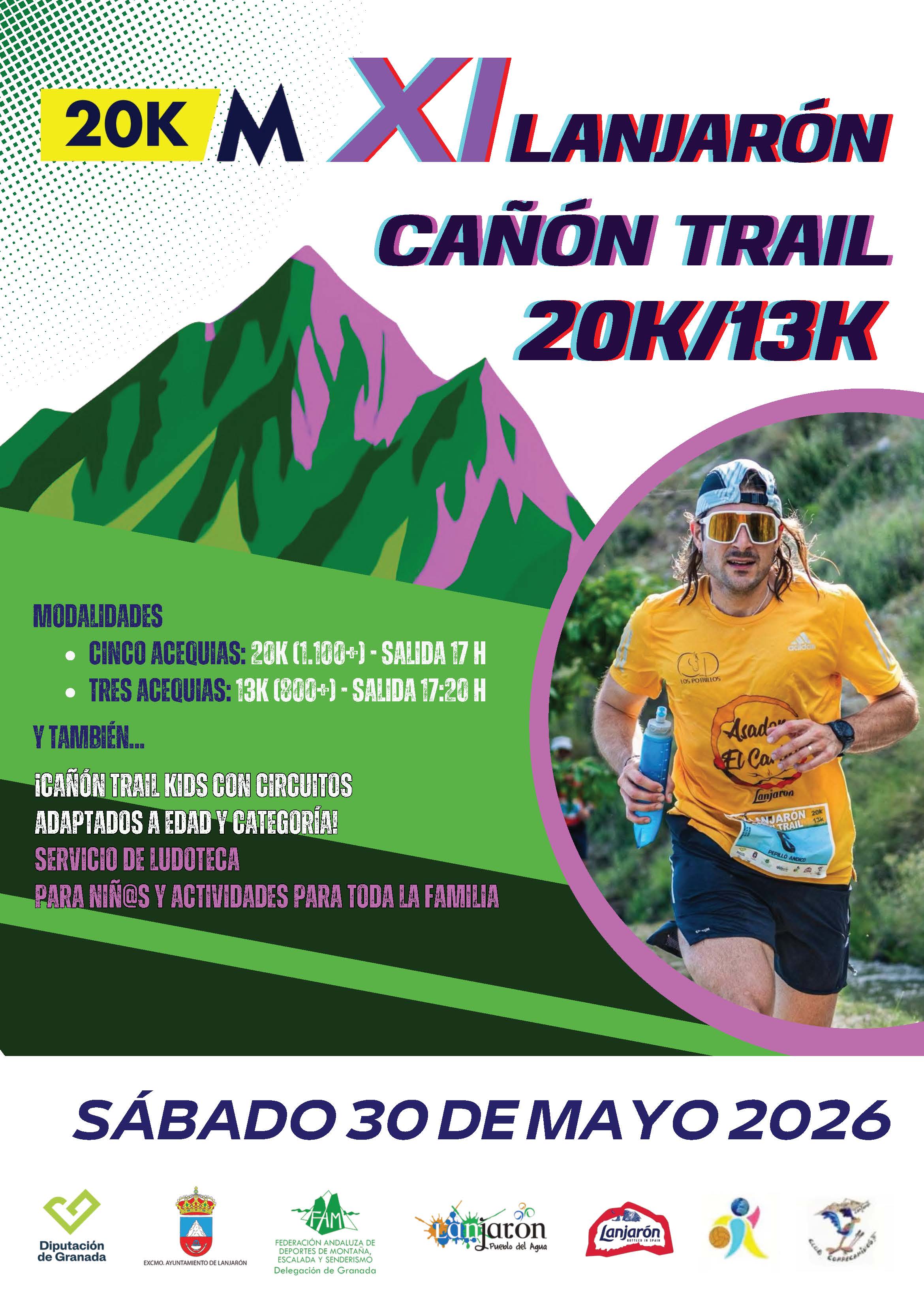 XI LANJARÓN CAÑON TRAIL 20K / 13K - CIRCUITO CXM DIPUTACIÓN DE GRANADA